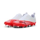 PUMA Ultra 7 Play Laceless FG/AG The Arrival - Ultra Red/Musta/Valkoinen Lapset