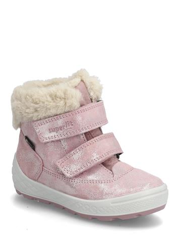 Superfit Groovy 2.0 Talvikengät Tarroilla Pink Superfit