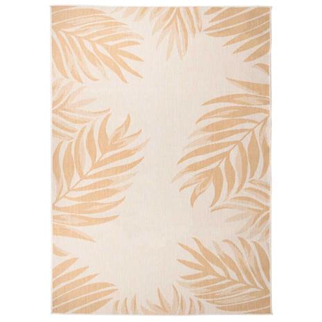 vidaXL Ulkomatto Flatweave 120x170 cm lehtikuvio