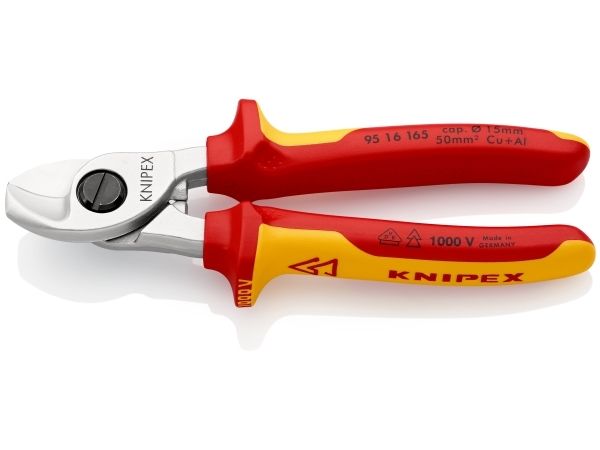 Kaapelileikkurit 2K VDE 165 mm, Knipex – kuva 6/7