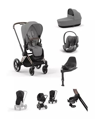 Cybex Priam 4 starttipaketti lisävarusteilla