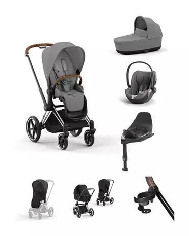 Cybex Priam 4 starttipaketti lisävarusteilla