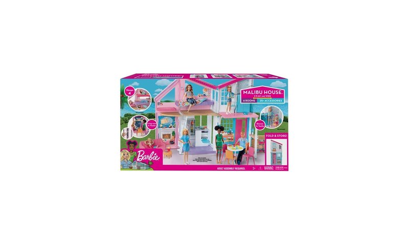 Barbie Malibu-talon leikkisetti – kuva 1/1