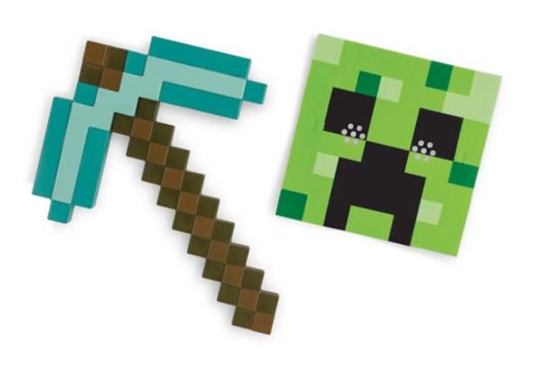 Minecraft: Diamond Pickaxe And Mask Set GADGET – kuva 8/8