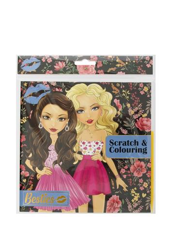 Besties Scratch & Coloring Book