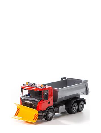 Emek - Aurausauto Scania punainen