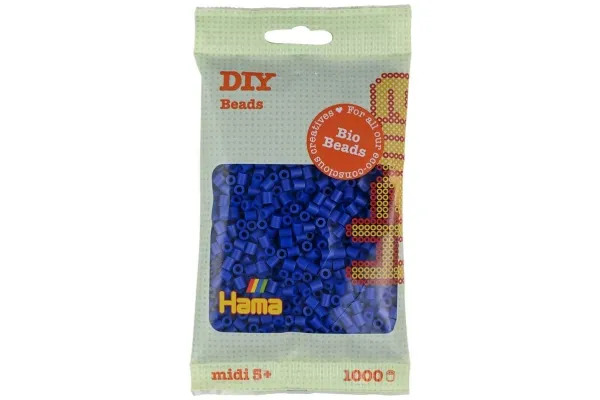 Hama Bio Iron-on Beads - Blue (008) 1000 pcs.