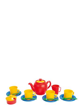 Dantoy Tea set in net L:19 cm 17 pcs