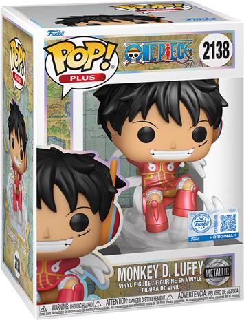 Funko Pop! Plus: One Piece - Monkey D. Luffy Egghead SE (Metallic) (2138) FIGU