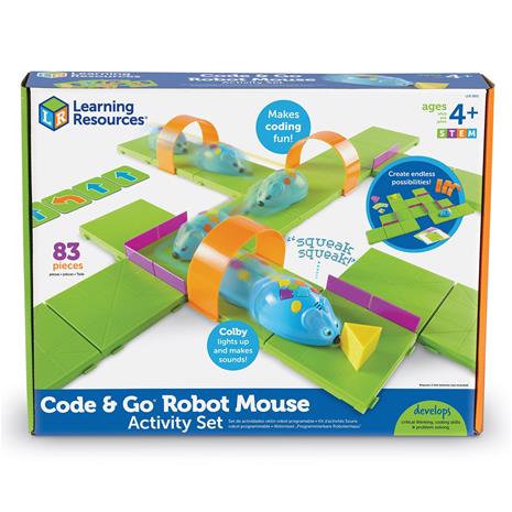 Learning Resources Code & Go Interaktiivinen Leikkisetti Robot Mouse