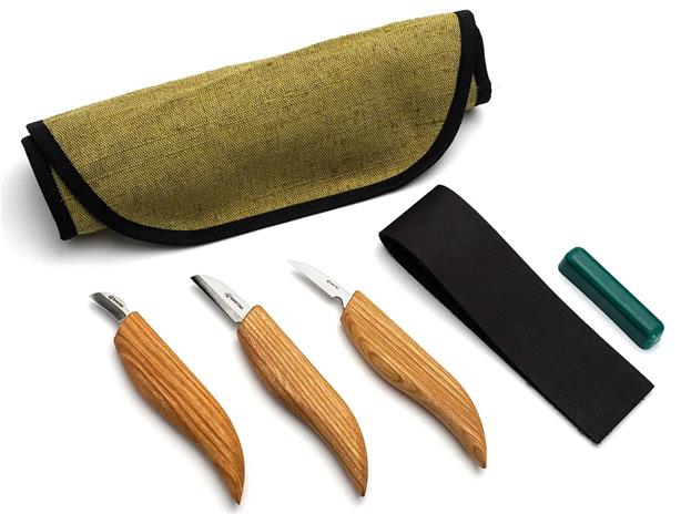 BeaverCraft Chip Carving Knife Set with Accessories