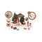 Smoby Winter Chalet with Accessories 30pcs. – kuva 1
