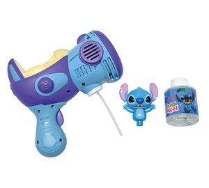 Lexibook - Stitch Electronic Bubble Gun with 3D figurine and light & sound effects (PRB30D)