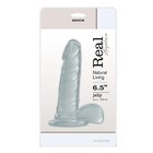Dildo Clear Flavour 6.5 â€“ läpinäkyvä realistinen dildo imukupilla