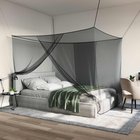 vidaXL Hyttysverkko sängylle 3 kpl 156 mesh Musta 220 x 180 x 180 cm