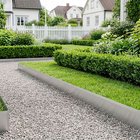 vidaxl Nurmireunus 5 m x 10 cm Galvanoitu teräs Hopea