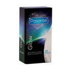 Pasante Glow- kondomit, 12 kpl