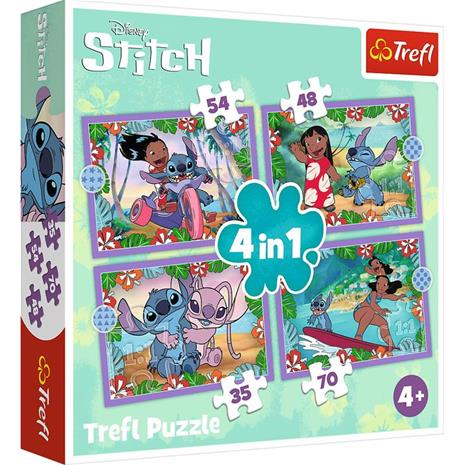 4-in-1 palapeli Lilo ja Stitch