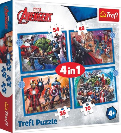 TREFL MARVEL AVENGERS 4-IN-1
