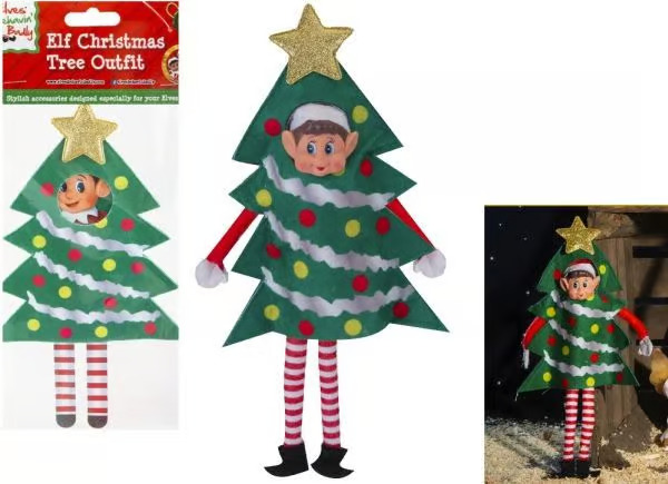 Elves Behavin' Badley Elf Christmas Tree Outfit
