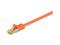 Patchcord Cat 7 S/ftp Pimf 0,25m oranssi – kuva 1