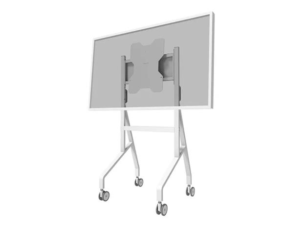 Neomounts Move Go Flip FL50-515WH1 cart - for flat panel - white - Max 50 kg - recommended for 65"
