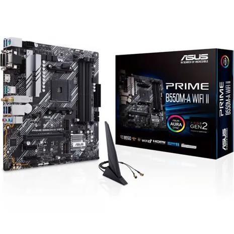 ASUS PRIME B550M-A WIFI II AMD B550 Socket AM4 micro ATX