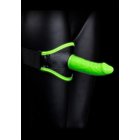 REISIHIHNASTO STRAP-ON - HOHTAA PIMEä„SSä„ - NEON VIHREä„/MUSTA