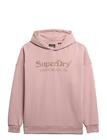 SUPERDRY Venue Metallic Relaxed Hood - MAUVE - 38