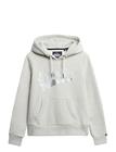 SUPERDRY Super Athletics Hood - GLACIER GREY MARL - 16