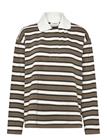 SOAKED Slneo Polo Shirt - GRAPE LEAF STRIPE - L