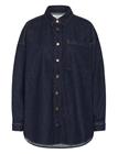 MY ESSENTIAL WARDROBE Malomw 143 Shirt - DARK BLUE UN-WASH - 46