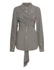 HOPE Twisty Shirt Soft Grey Check-38 - SOFT GREY CHECK - 34
