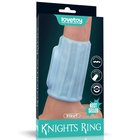 Lovetoy Ridge Knight värisevä penisholkki, vaaleansininen