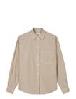 MADS Nä?RGAARD Crispy Poplin Carol Shirt - PLAZA TAUPE - 42