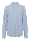 SOAKED Slaria Shirt - REGATTA AND WHITE STRIPE - XS