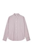 MADS Nä?RGAARD Ander Cotton Crelly Shirt - CHECK/CARMINE ROSE - 40