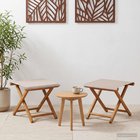 vidaXL Laituri 2 pcs Tiheä Eukalyptuspuu Beige