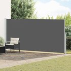 vidaXL Käytäväverho 220 x 600 cm Polyesteri Suorakaide Antrasiitti