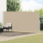 vidaXL Käytäväverho 220 x 300 cm Polyesteri Suorakaide Beige