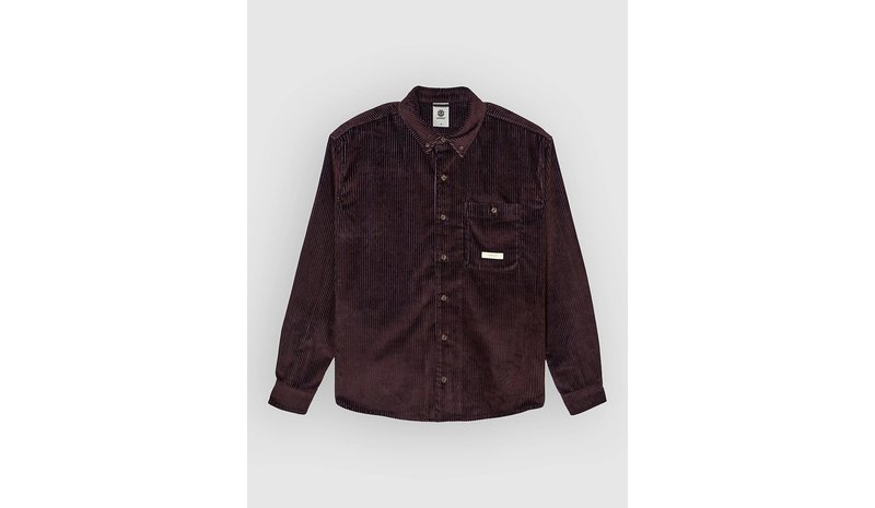 Element Relax Bi Color Cord Shirt java Miehet