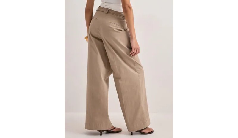 Neo Noir - Beige - Malba Solid Pants
