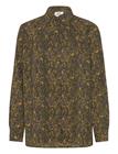 MADS Nä?RGAARD Crinckle Pop Vinny Shirt Aop - FIELD AOP/OLIVE BRANCH - 36
