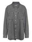 NOISY MAY Nmalva L/S Dnm Shacket Az450Mg Noos - MEDIUM GREY DENIM - S