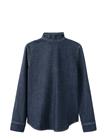 MANGO Denim Shirt With Tie Fastening - OPEN BLUE - XS