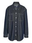 NOISY MAY Nmalva L/S Denim Shacket Az386Db Noos - DARK BLUE DENIM - XL