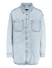 NOISY MAY Nmalva L/S Denim Shacket Az352Lb Noos - LIGHT BLUE DENIM - XL