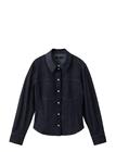 MANGO Denim Shirt With Seams - OPEN BLUE - L