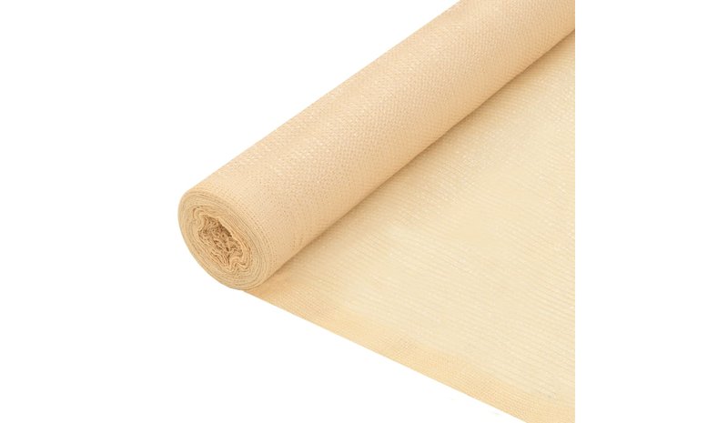 vidaXL Näkösuoja HDPE 1,5x25 m beige