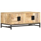 vidaXL Sohvapöytä 90x55x40 cm täysi mangopuu